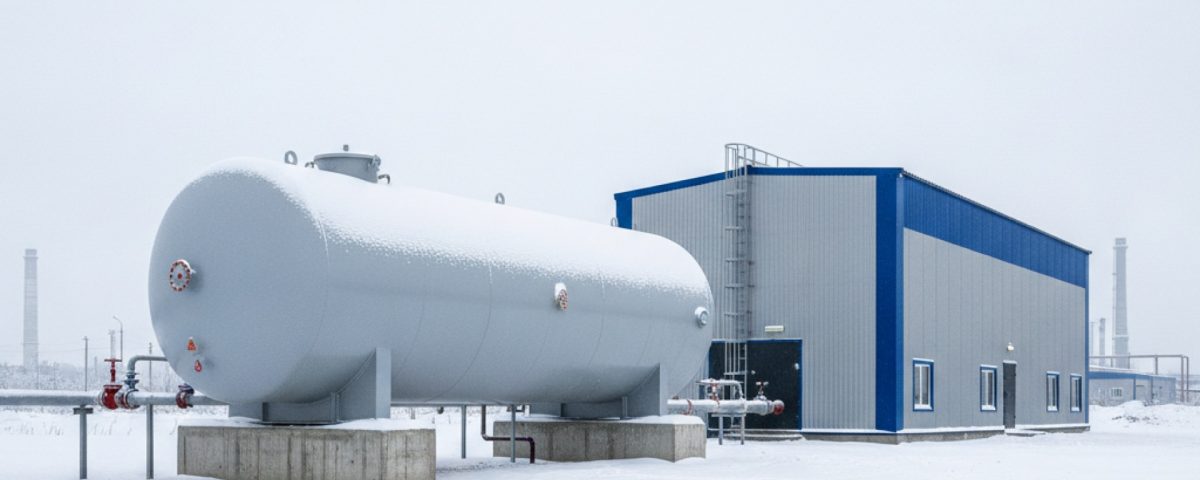 Автономная газификация котельной — газгольдер СУГ